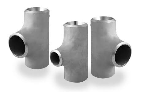 Stainless steel butt weld tee fittings for high-spec pipework